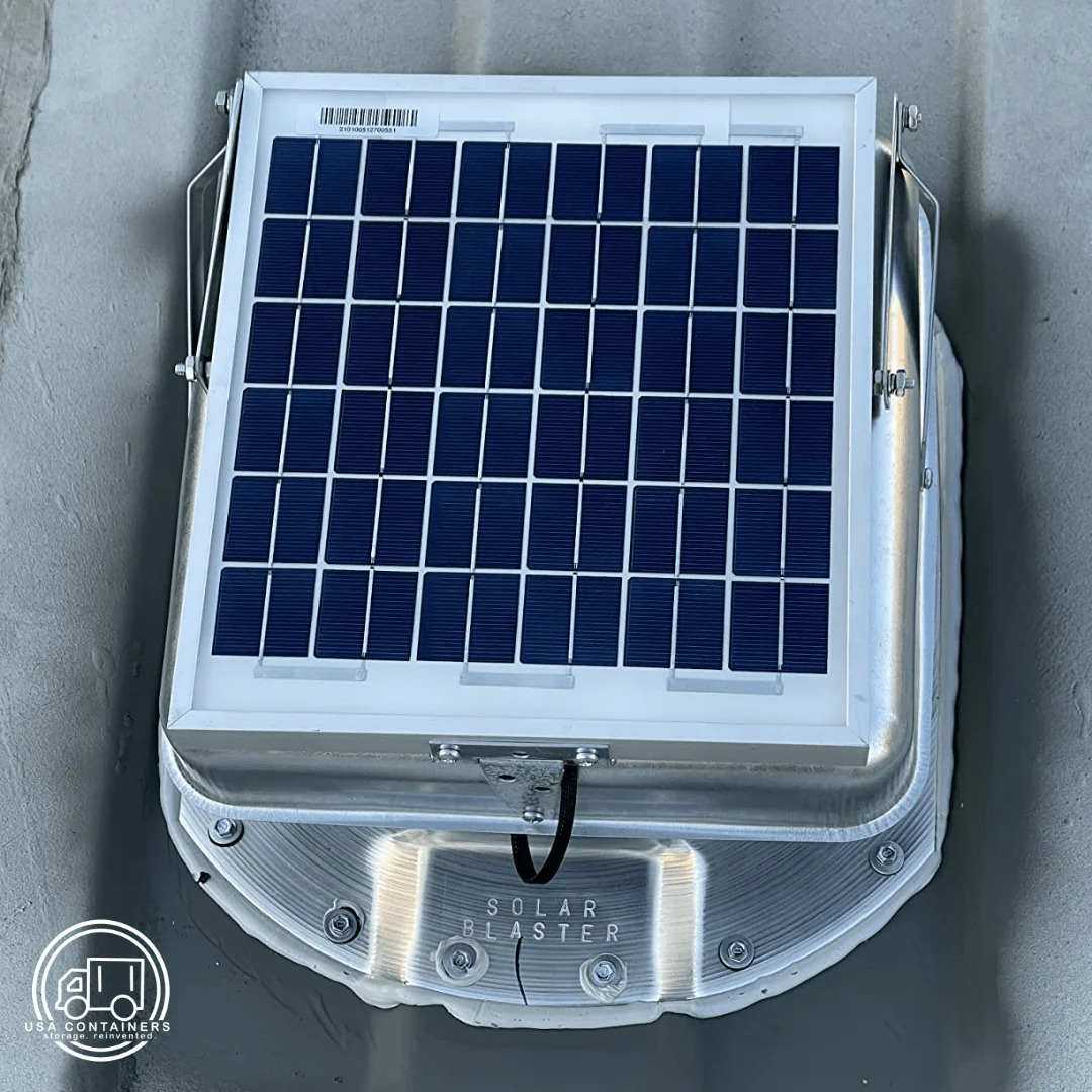 Industrial Solar Powered Vent - Tilting Solar Panel - Image 4