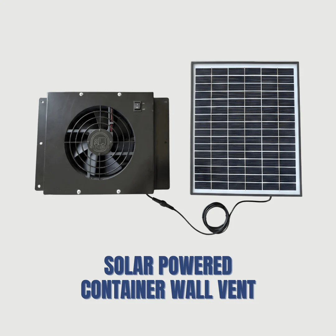 Powered Shipping Container Wall Vent