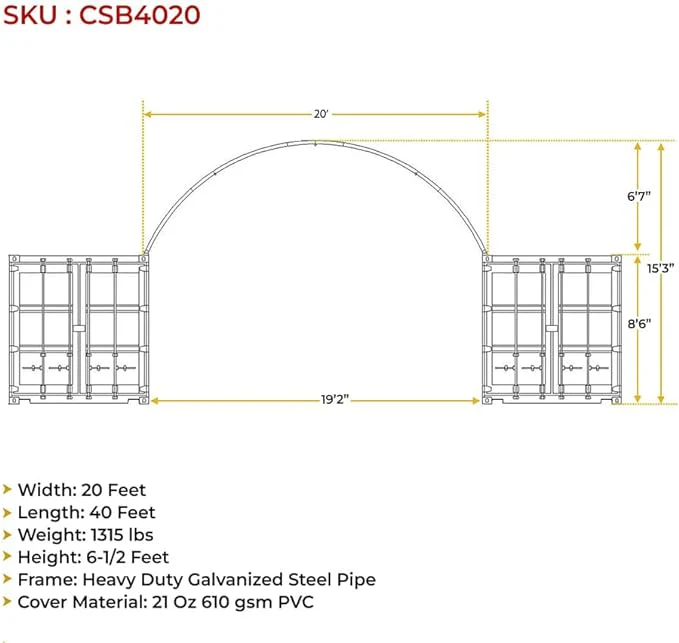 Shipping Container Canopy Roof Shelter - Image 5