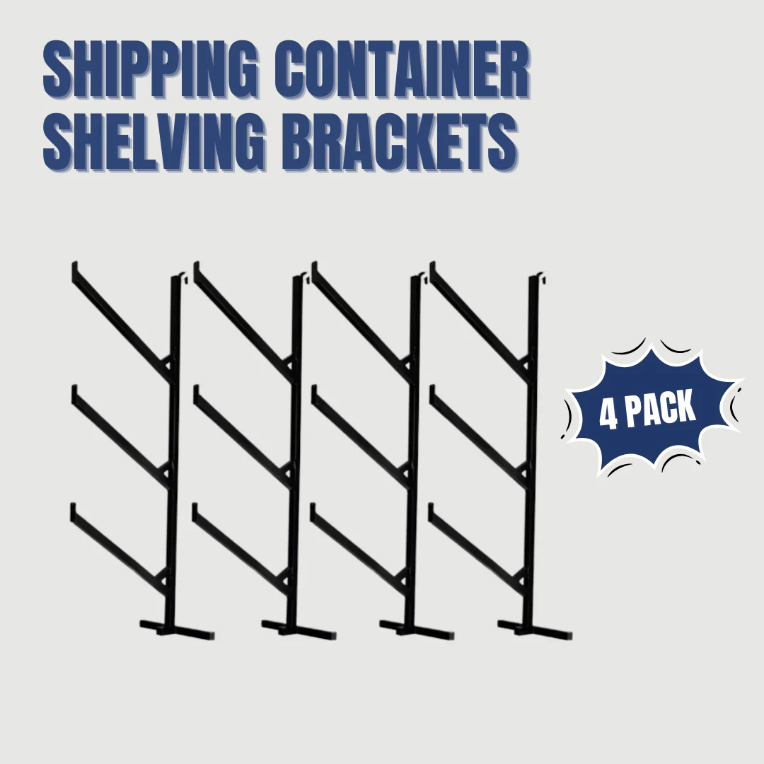 Shipping Container Shelving Brackets / Pipe Racks - Image 6