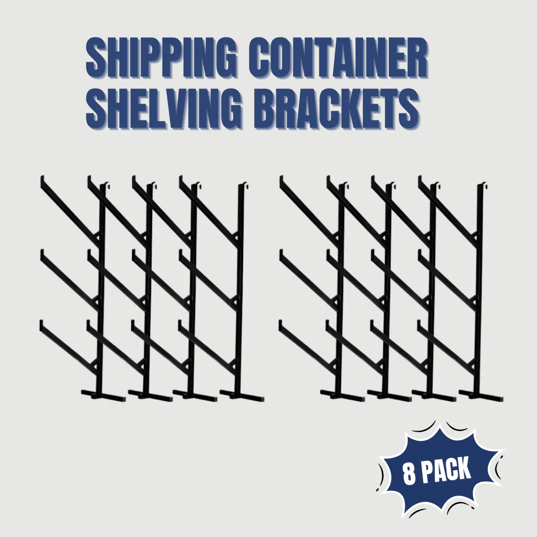 Shipping Container Shelving Brackets / Pipe Racks - Image 8