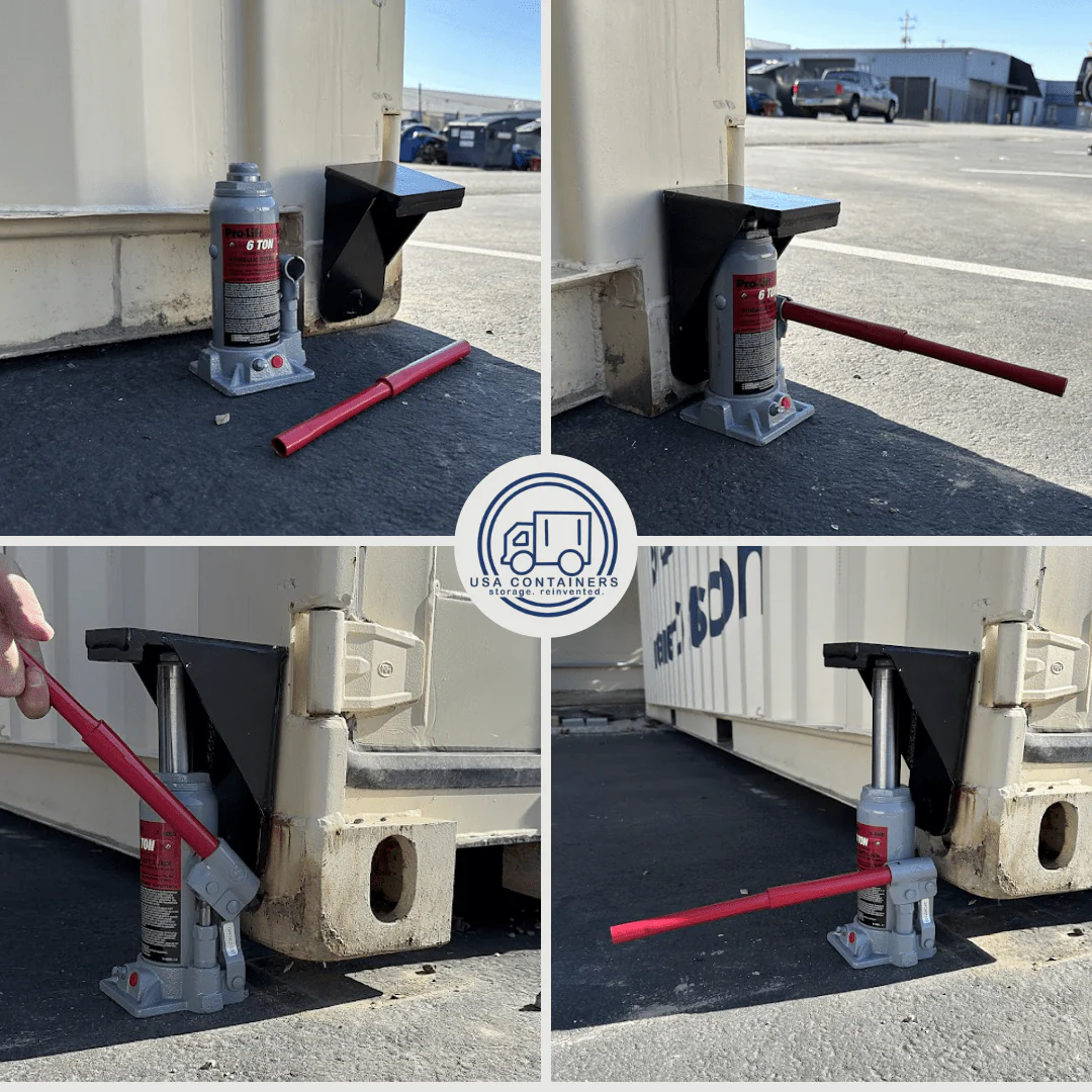 Shipping Container Leveling Bottle Jack - Image 3