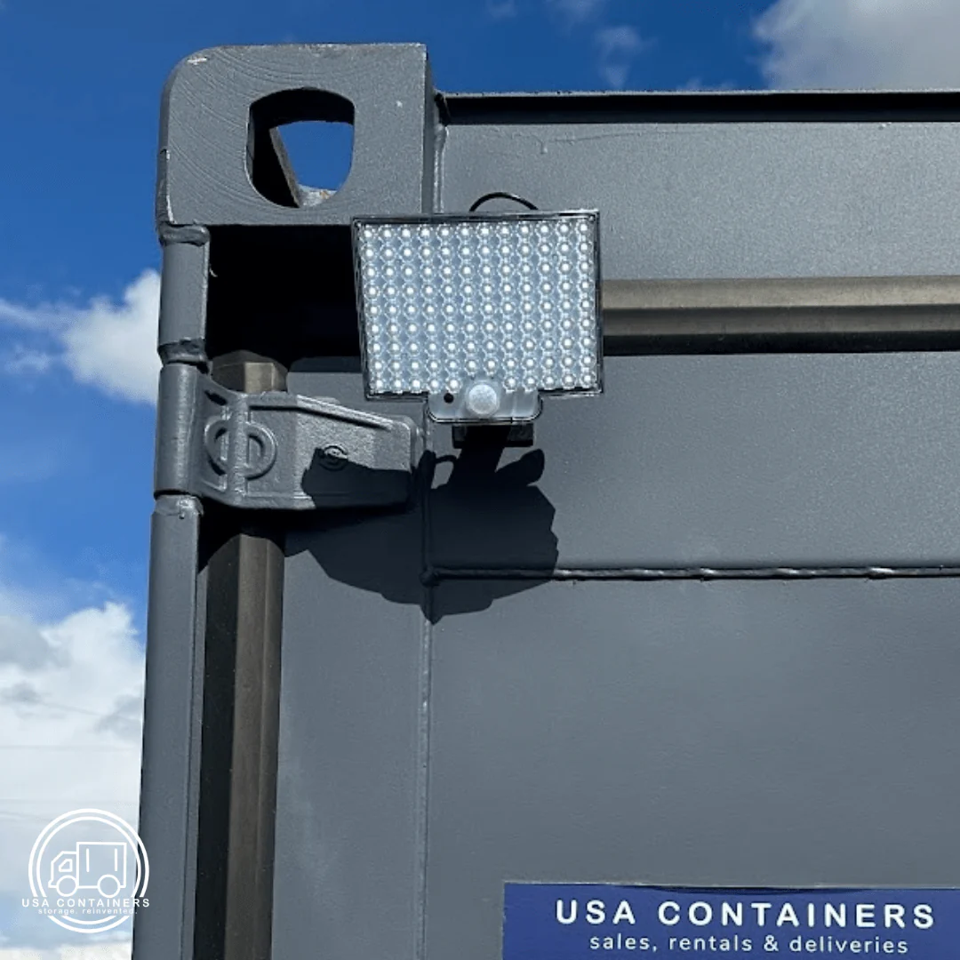 Shipping Container Lights - Solar powered remote controlled - 2 pack - Image 4
