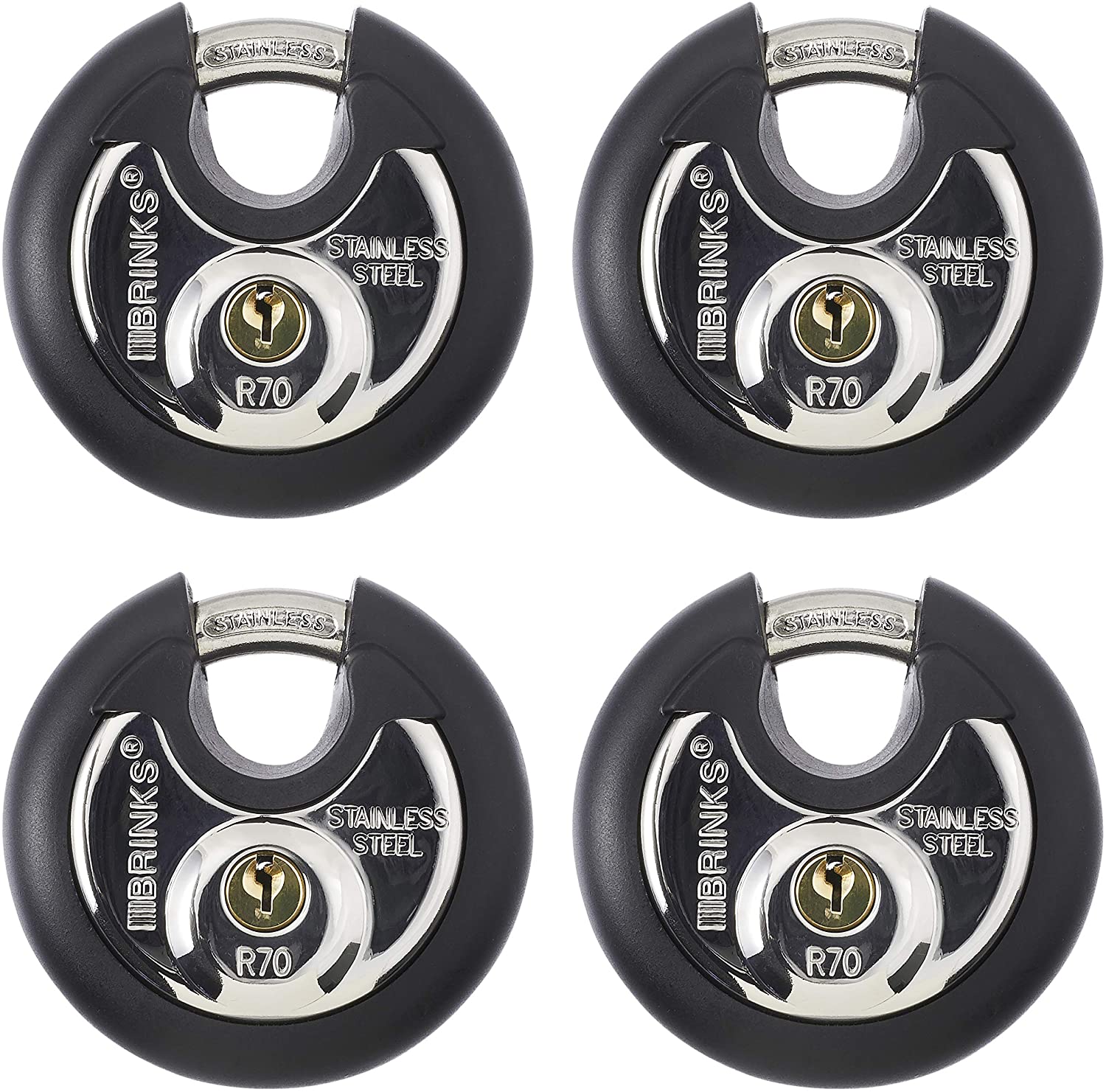 Shipping Container Lock - 70mm Commercial Discus Lock (4-Pack) - Image 3