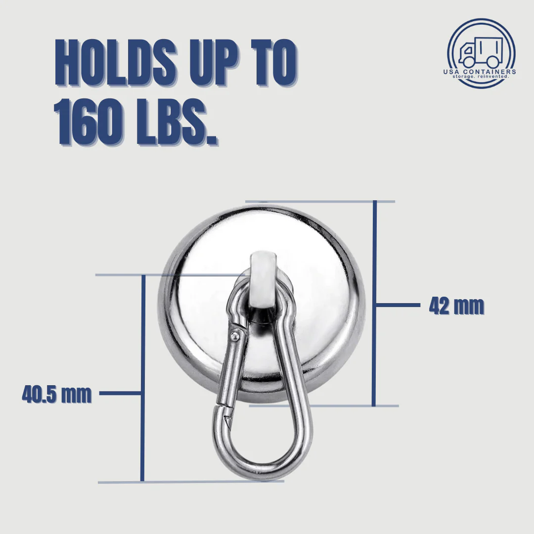 Shipping Container Magnetic Hooks - 6 pack - Image 3