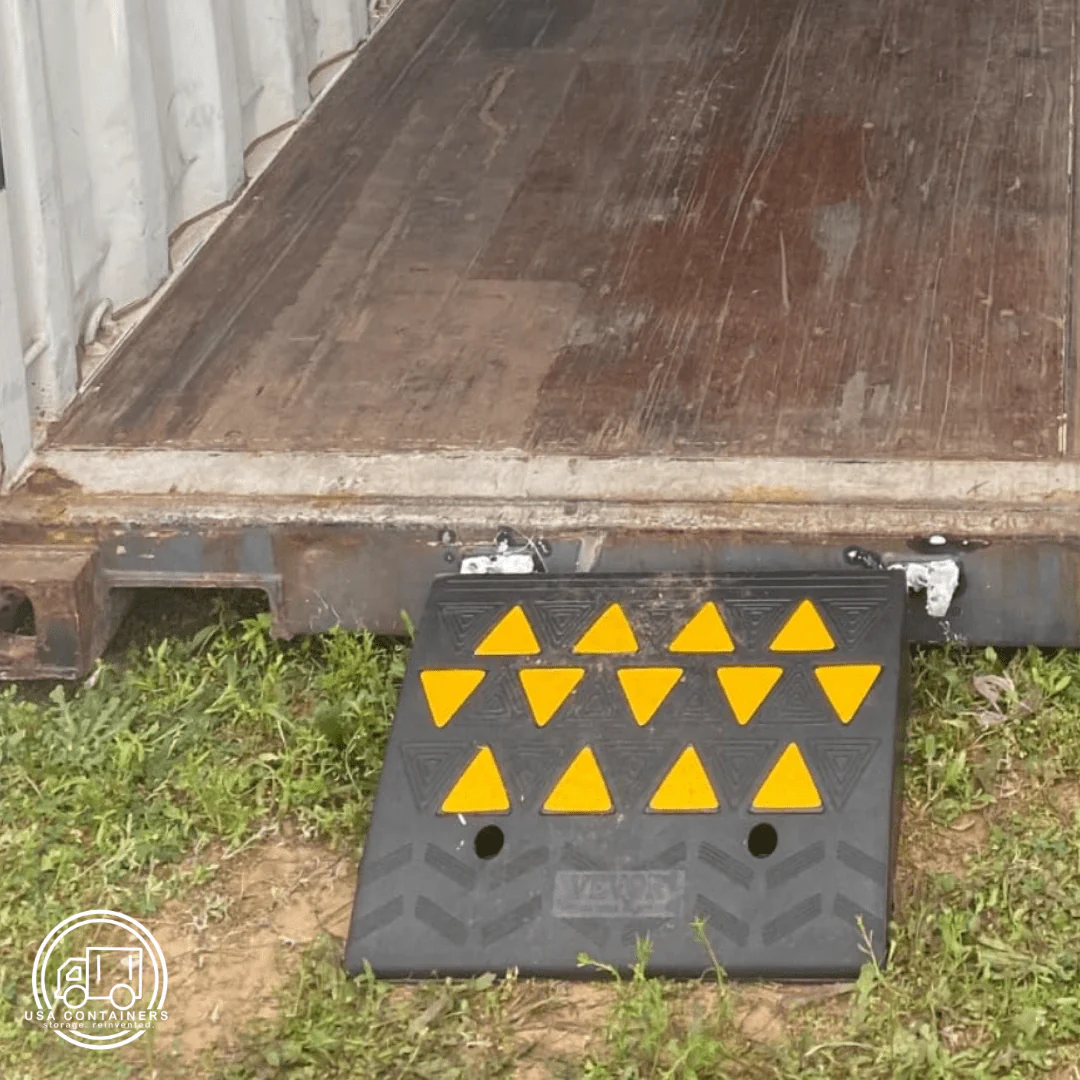 Shipping Container - Rubber Wheel Ramps 6"H - Image 3