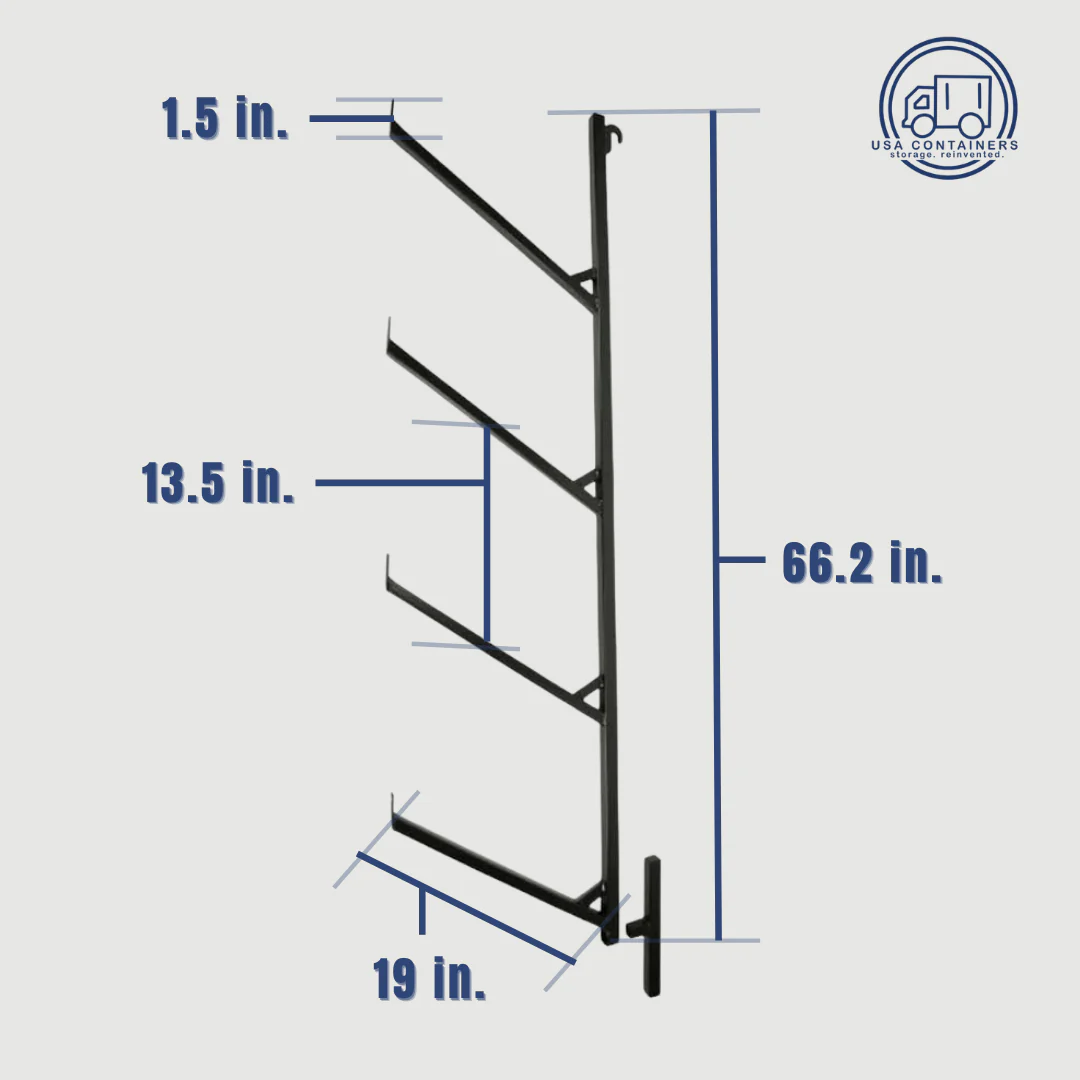 Shipping Container Shelving Brackets / Pipe Racks - Image 5