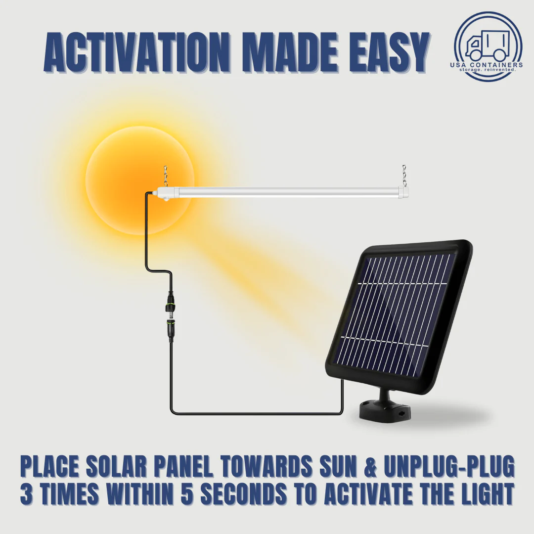 Solar Powered Interior Workshop Lights (2 pack) - Image 3